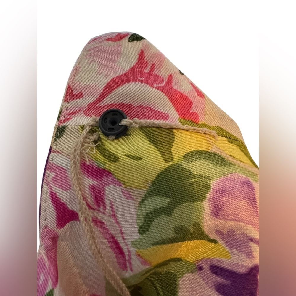 Vintage 100% Silk Floral Sleeveless Dress, NWOT, Easter Dress, Summer Dress - Picture 7 of 7